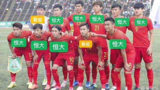 U23国家队基本都是恒大球员