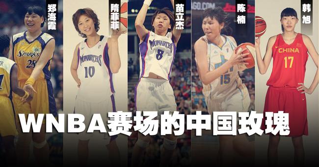 韩旭成为第五位正式登陆WNBA赛场的中国女篮球员