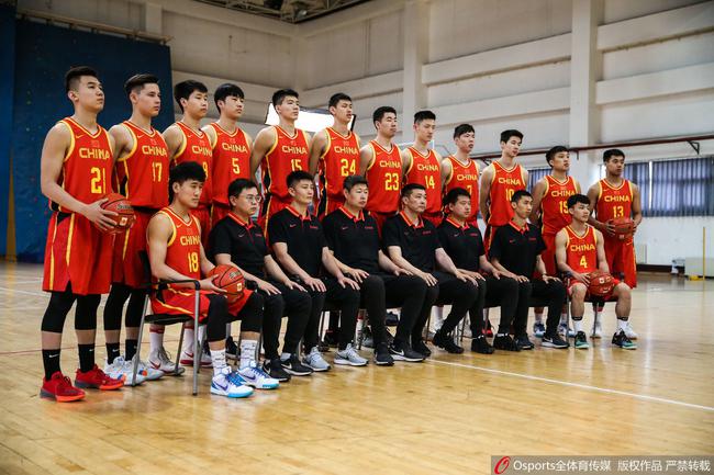 U19国青男篮全家福（资料图）