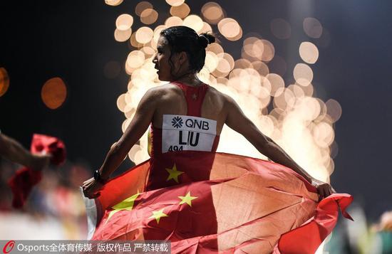 刘虹依旧是中国竞走的代表。